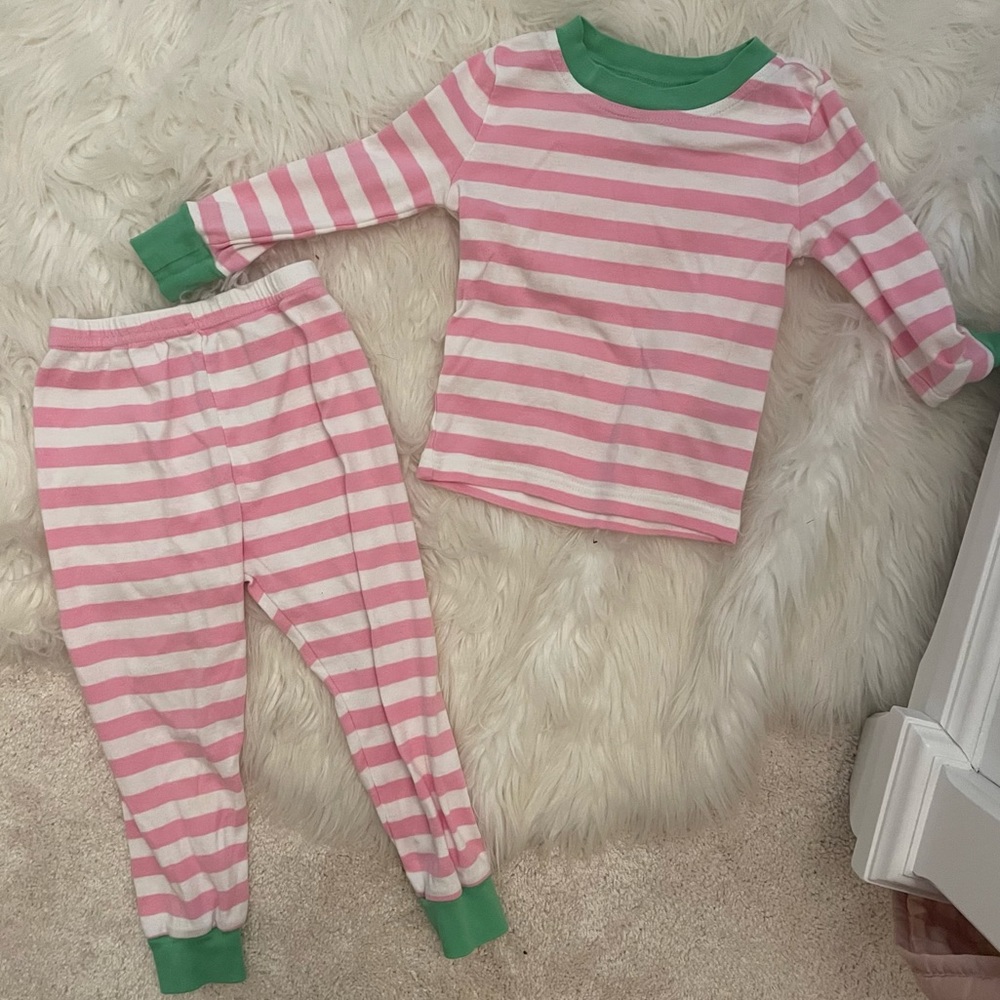 Pottery Barn Lids Stripe Pajamas
